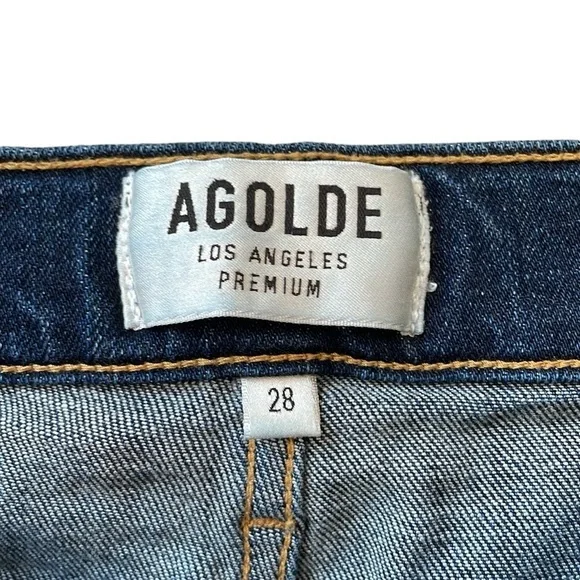 Agolde Sophie High Rise Skinny Crop in Reverb, Size 28 - Picture 6 of 12
